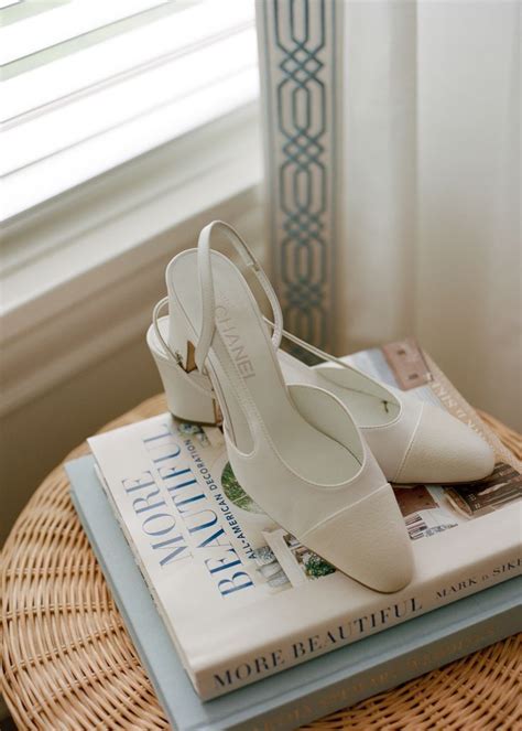 vintage chanel wedding shoes|Pre.